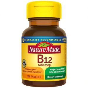 Nature Made Vitamin B-12 -- 500 mcg - 100 Tablets