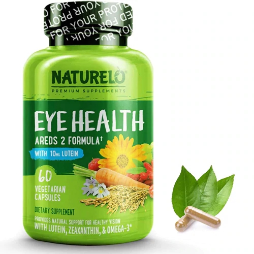 NATURELO Eye Health Areds 2 Formula with Lutein -- 60 Vegetarian Capsules
