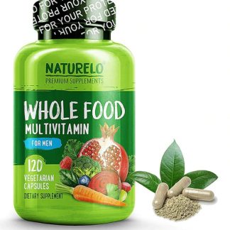 NATURELO Whole Food Multivitamin for Men -- 120 Vegetarian Capsules