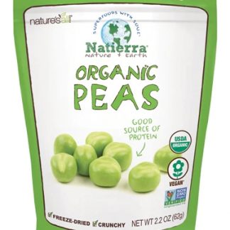 Nature's All Foods Organic Freeze-Dried Peas -- 2.2 oz