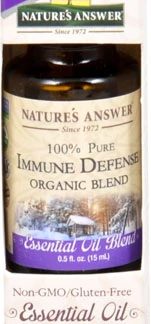 Nature's Answer 100% Pure Organic Essential Oil Blend Immune Defense -- 0.5 fl oz