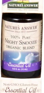 Nature's Answer 100% Pure Organic Essential Oil Blend Night Snooze -- 0.5 fl oz