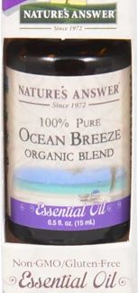 Nature's Answer 100% Pure Organic Essential Oil Blend Ocean Breeze -- 0.5 fl oz