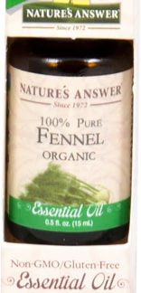 Nature's Answer 100% Pure Organic Essential Oil Fennel -- 0.5 fl oz