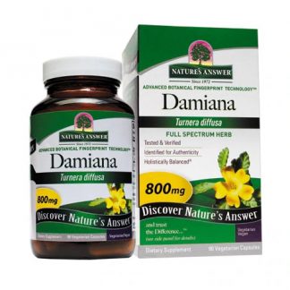 Nature's Answer Damiana Leaf -- 90 Vegetarian Capsules