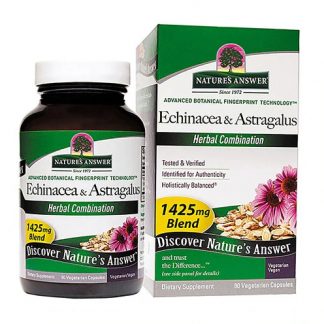 Nature's Answer Echinacea with Astragalus -- 90 Capsules