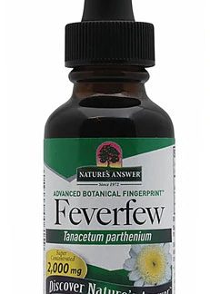 Nature's Answer Feverfew Leaf Alcohol Free -- 1 fl oz