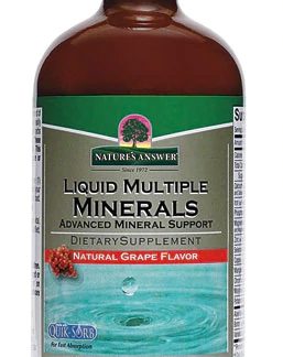 Nature's Answer Liquid Multiple Minerals Natural Grape -- 8 fl oz