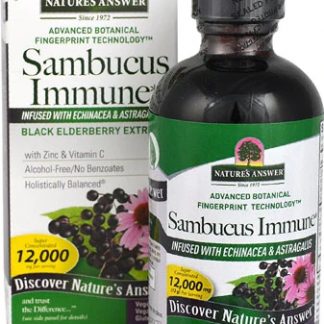 Nature's Answer Sambucus Immune Black Elderberry Extract -- 12000 mg - 4 fl oz