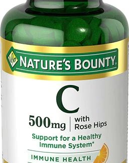 Nature's Bounty Chewable Vitamin C-500 with Rose Hips Natural Orange -- 500 mg - 90 Chewable Tablets