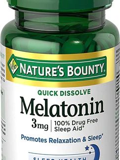 Nature's Bounty Melatonin -- 3 mg - 120 Quick Dissolve Tablets
