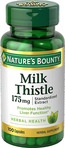 Nature's Bounty Milk Thistle -- 175 mg - 100 Capsules