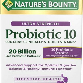 Nature's Bounty Ultra Strength Advanced Probiotic 10 -- 20 billion - 60 Capsules