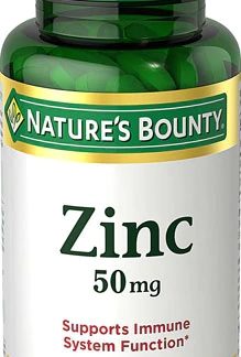 Nature's Bounty Zinc -- 50 mg - 100 Caplets