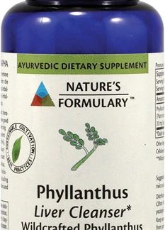 Nature's Formulary Phyllanthus -- 60 Vegetarian Capsules