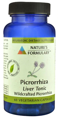 Nature's Formulary Picrorrhiza -- 60 Vegetarian Capsules