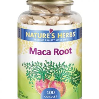 Nature's Herbs Maca Root -- 100 Capsules
