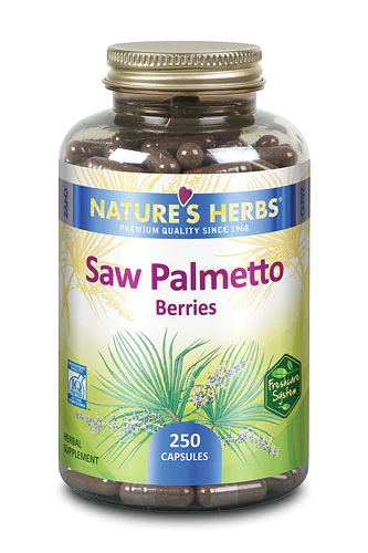Nature's Herbs Saw Palmetto Berries -- 250 Capsules