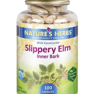 Nature's Herbs Slippery Elm Inner Bark -- 100 Capsules