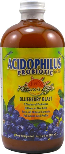 Nature's Life Acidophilus Probiotic Pro 96® Blueberry Blast -- 16 fl oz
