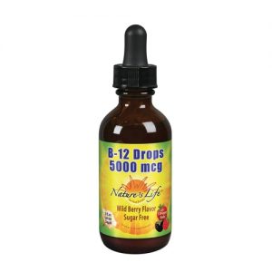 Nature's Life B-12 Drops Wld Berry -- 5000 mcg - 2 fl oz