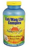 Nature's Life Cal Mag Zinc Complex -- 1000 mg - 360 Capsules