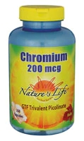 Nature's Life Chromium -- 200 mcg - 250 Capsules