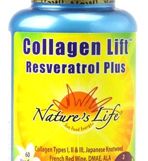 Nature's Life Collagen Lift™ Resveratrol Plus -- 60 Capsules