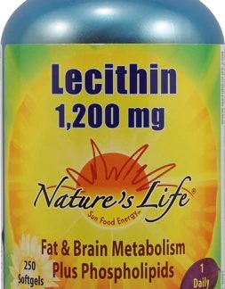 Nature's Life Lecithin -- 1.2 g - 250 Softgels