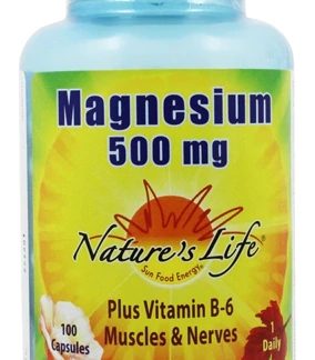 Nature's Life Magnesium -- 500 mg - 100 Capsules