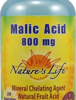 Nature's Life Malic Acid -- 800 mg - 250 Vegetarian Capsules