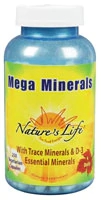 Nature's Life Mega Minerals -- 250 Vegetarian Capsules