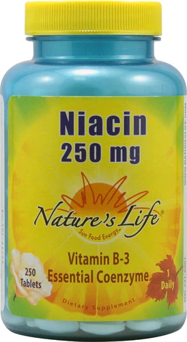 Nature's Life Niacin -- 250 mg - 250 Tablets