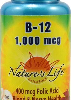 Nature's Life Vitamin B-12 -- 1000 mcg - 100 Tablets