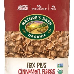 Nature's Path Organic FlaxPlus Flakes Cinnamon -- 32 oz