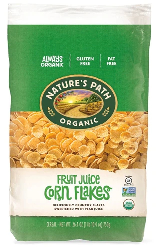 Nature's Path Organic Fruit Juice Corn Flakes Gluten Free -- 26.4 oz
