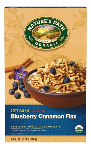 Nature's Path Organic Optimum Power® Cereal Blueberry Cinnamon -- 14 oz
