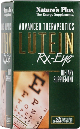 Nature's Plus Advanced Therapeutics Lutein Rx-Eye® -- 60 Vegetarian Capsules