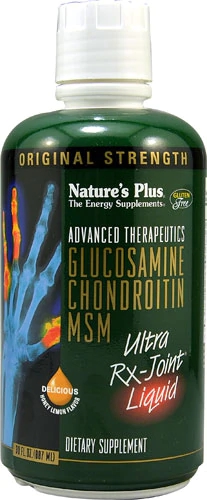 Nature's Plus Glucosamine Chondroitin MSM Ultra Rx-Joint® Liquid Honey Lemon -- 30 fl oz