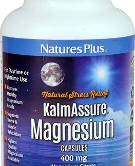 Nature's Plus KalmAssure® Magnesium -- 400 mg - 90 Vegan Capsules