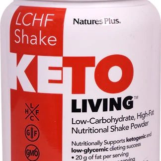 Nature's Plus Keto Living™ LCHF Shake Chocolate -- 15 Servings
