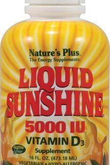 Nature's Plus Liquid Sunshine® Vitamin D3 Tropical Citrus -- 5000 IU - 16 fl oz