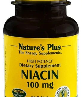Nature's Plus Niacin -- 100 mg - 90 Tablets