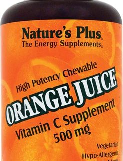 Nature's Plus Chewable Orange Juice Vitamin C -- 500 mg - 180 Tablets