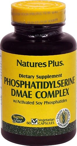 Nature's Plus Phosphatidylserine DMAE Complex -- 60 Vegetarian Capsules