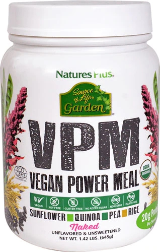 Nature's Plus Source of Life Garden® VPM Vegan Power Meal Naked -- 1.42 lbs