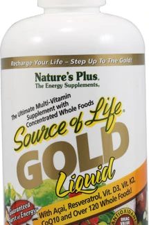 Nature's Plus Source of Life® GOLD Liquid Multi-Vitamin Supplement Tropical Fruit -- 30 fl oz