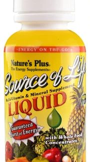 Nature's Plus Source of Life® Liquid Multi-Vitamin & Mineral Supplement Natural Delicious Tropical Fruit -- 8 fl oz