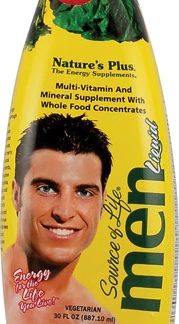 Nature's Plus Source of Life® Men Multi Vitamin and Mineral Iron Free Liquid Tropical Fruit -- 30 fl oz
