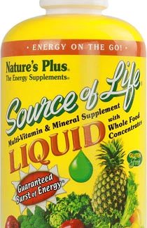 Nature's Plus Source of Life® Multi-Vitamin & Mineral Liquid Tropical Fruit -- 30 fl oz